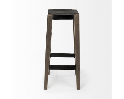 Mercana Nell 30" Counter Stool - Black/Brown