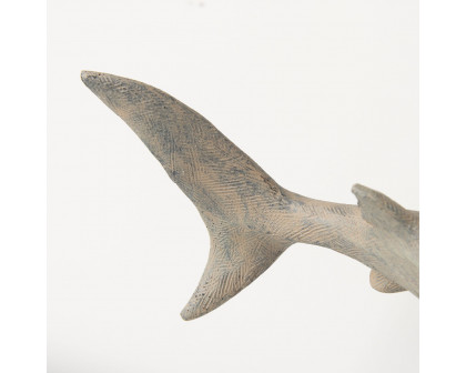 Mercana Willa Small Whale Shark sculpture - Brown