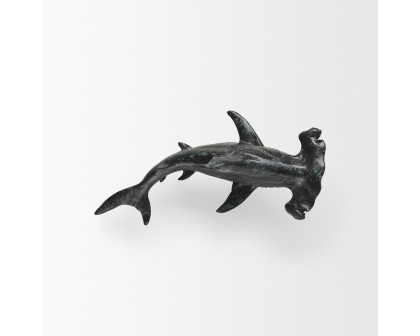 Mercana Acus 18H Small Hammerhead Shark Resin Wall Decor - Gray