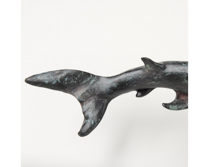 Mercana Acus 18H Small Hammerhead Shark Resin Wall Decor - Gray