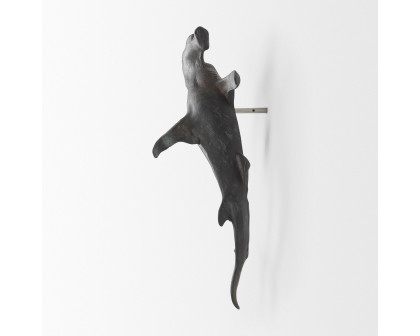 Mercana Acus 24H Large Hammerhead Shark Wall Decor - Gray