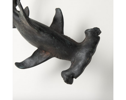 Mercana Acus 24H Large Hammerhead Shark Wall Decor - Gray