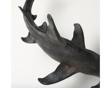 Mercana Acus 24H Large Hammerhead Shark Wall Decor - Gray