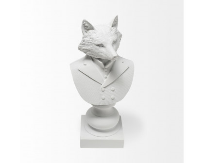 Mercana Murray 6L x 5W Resin Business Fox - White