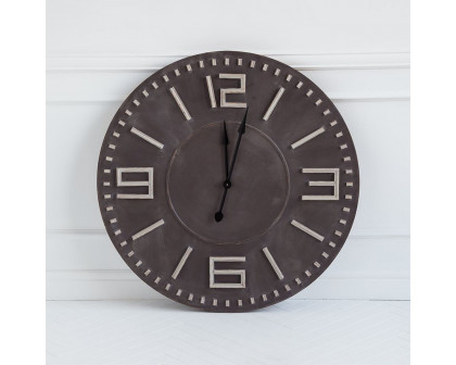 Mercana - Devonshire II Round Oversize Industrial Wall Clock