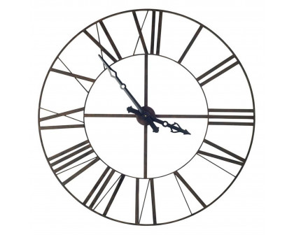 Mercana - Pender Iron Round Wall Clock