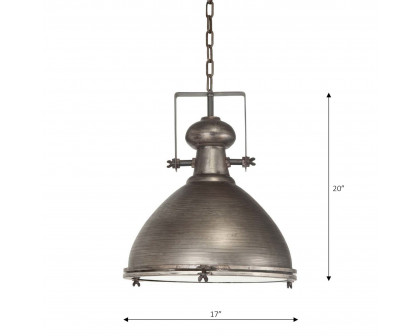 Mercana Bashaw Pendant Light - Gray