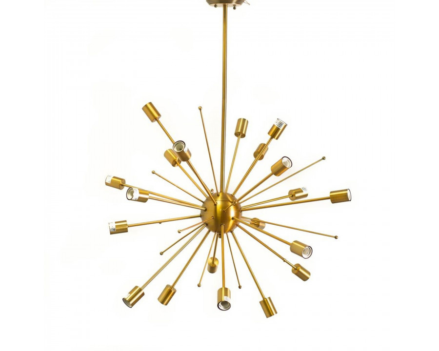 Mercana - Edisonna II Gold Sputnik Twenty Bulb Chandelier