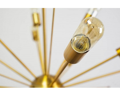 Mercana - Edisonna II Gold Sputnik Twenty Bulb Chandelier