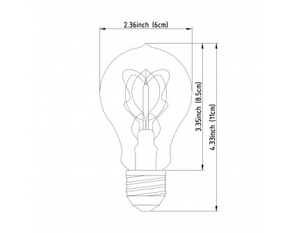 Mercana - Filament E26 40W 4.2H Bulb