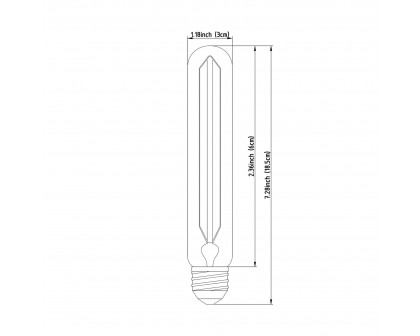 Mercana Filament E26 40W 7H Bulb