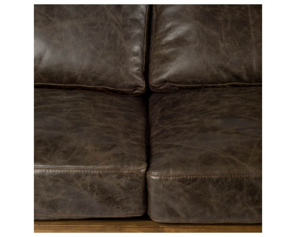 Mercana Colburne 3 Seater Sofa - Brown, Leather