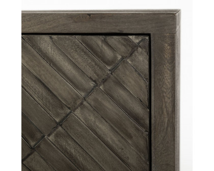 Mercana - Argyle I Dark Brown And Metal 2 Door Accent Cabinet