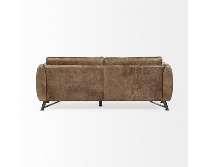 Mercana - Cobain 2 Seater Sofa in Brown, Leather