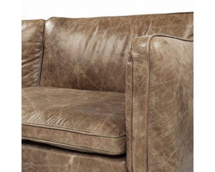 Mercana - Cobain 2 Seater Sofa in Brown, Leather