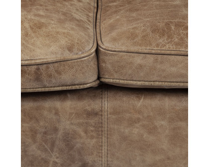 Mercana - Cobain 2 Seater Sofa in Brown, Leather