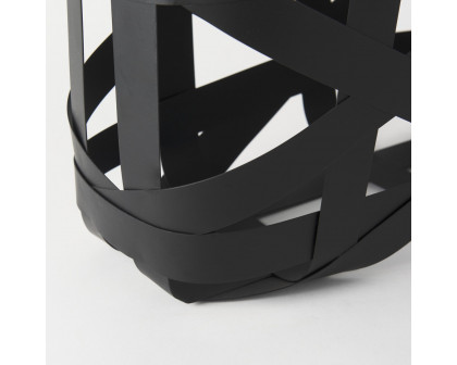 Mercana - Tyrell Black Iron Metal Baskets (Set of 2)