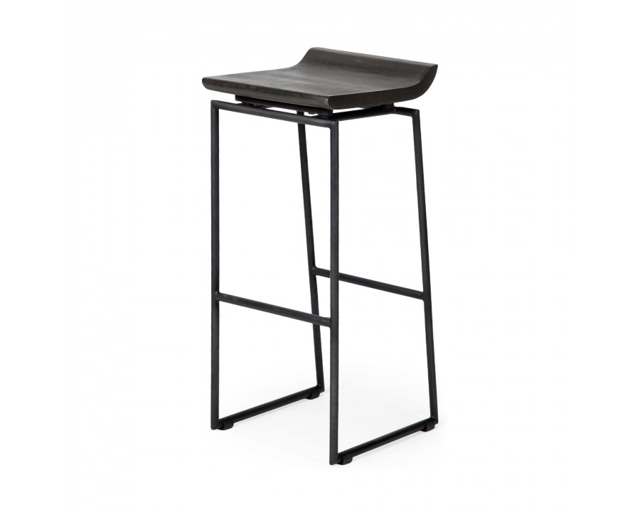 Mercana Givens 32" Counter Stool - Brown/Black