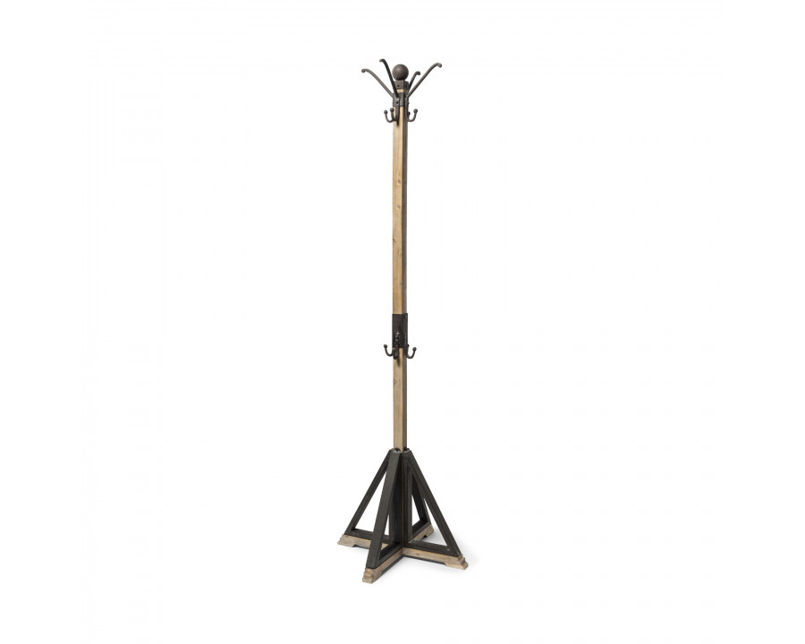 Mercana - Lamda Coat Rack in Dark Brown, Metal