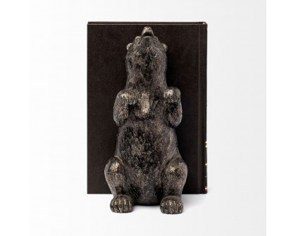 Mercana - Sleuth 9L x 8W Grizzly Bear Bookends (Set of 2)