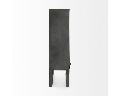 Mercana - Felix Gray Metal Square Table Clock