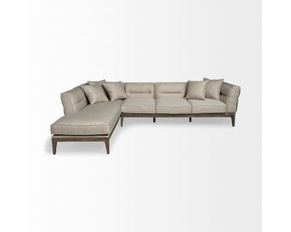 Mercana Denali Left Chaise Sectional - Beige