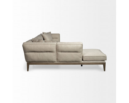 Mercana Denali Left Chaise Sectional - Beige