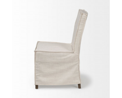 Mercana Elbert I Armless Dining Chair - Cream