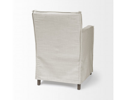 Mercana Elbert II Square Arms Dining Chair - Cream