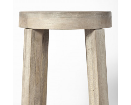 Mercana Brahma 26" Counter Stool - Whitewash