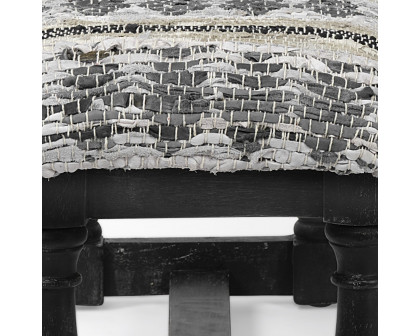 Mercana Denison Bench - Black/Beige