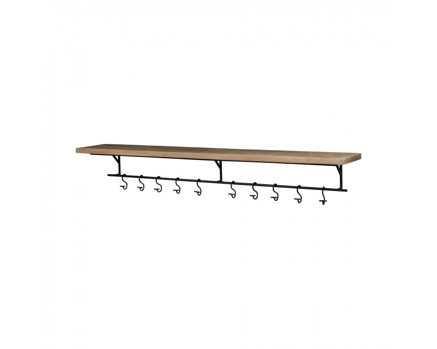 Mercana - Schutt Wall Mounted Wooden Shelf