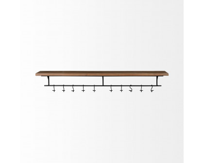 Mercana - Schutt Wall Mounted Wooden Shelf