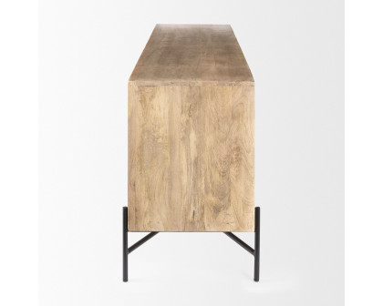 Mercana Cairo Sideboard - Brown, Wood/Metal