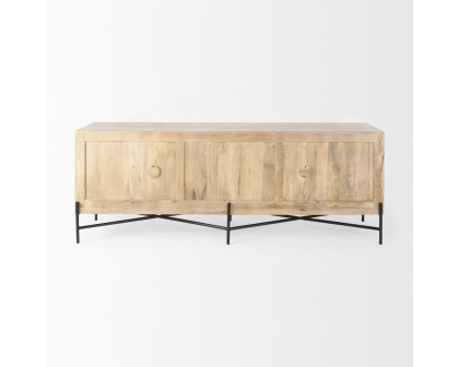 Mercana Cairo Sideboard - Brown, Wood/Metal