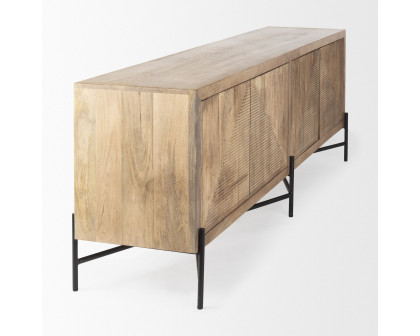 Mercana Cairo Sideboard - Brown, Wood/Metal