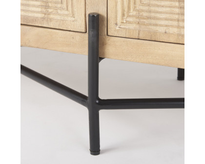 Mercana Cairo Sideboard - Brown, Wood/Metal