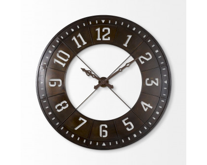 Mercana - Newcastle 56.5" Giant Oversize Industrial Wall Clock