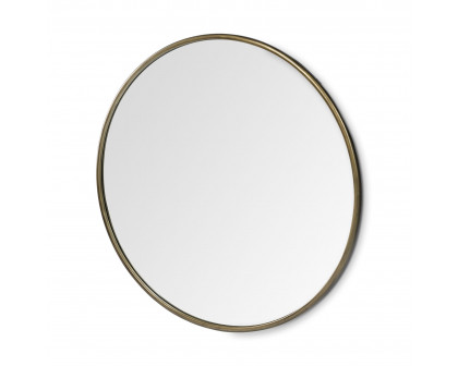 Mercana - Piper Metal Round Wall Mirror