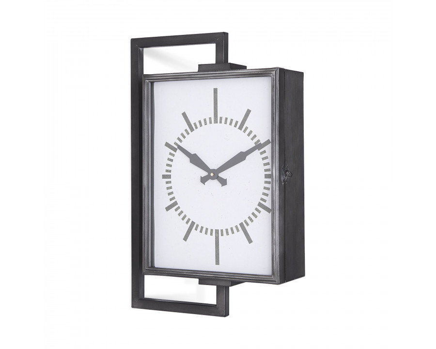 Mercana - Hagar Rectangular Large Industrial Wall Clock