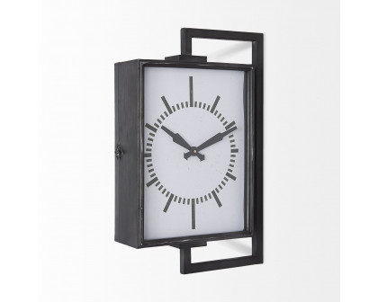 Mercana - Hagar Rectangular Large Industrial Wall Clock