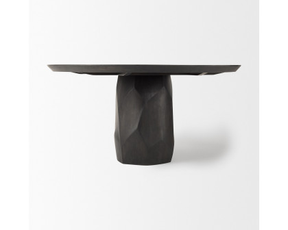 Mercana Fitzgerald Round Dining Table - Black