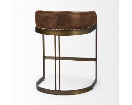 Mercana Hollyfield 29" Counter Stool - Brown