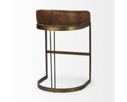 Mercana Hollyfield 33" Counter Stool - Brown