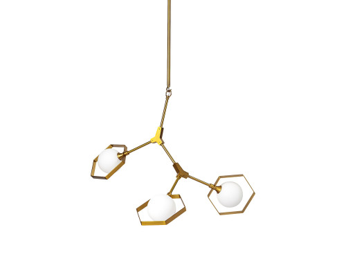 Mercana Desousa 3 Light Chandelier - Gold