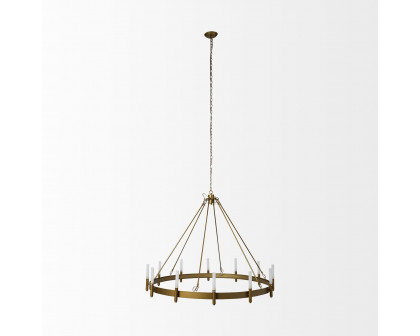 Mercana Decamp 12 Light Chandelier - Gold