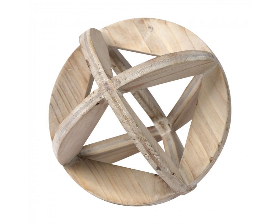 Mercana - Bellatrix I Decorative Wooden Sphere