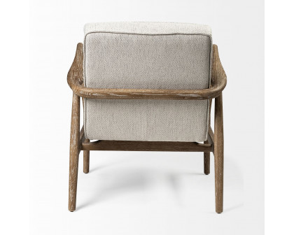 Mercana - Ajax II Accent Chair in Cream, Fabric