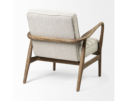 Mercana - Ajax II Accent Chair in Cream, Fabric