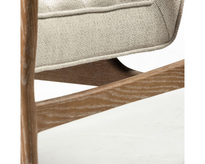 Mercana - Ajax II Accent Chair in Cream, Fabric